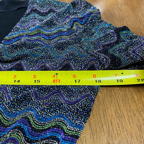 Rabbit, Rabbit, Rabbit Designs Purple,blue, silver multi color sparkle duster 8 - Picture 9 of 9